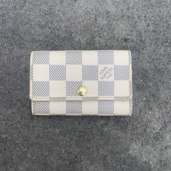 LOUIS VUITTON Damier Azur 6 Ring Key Holder - Picture 1 of 12